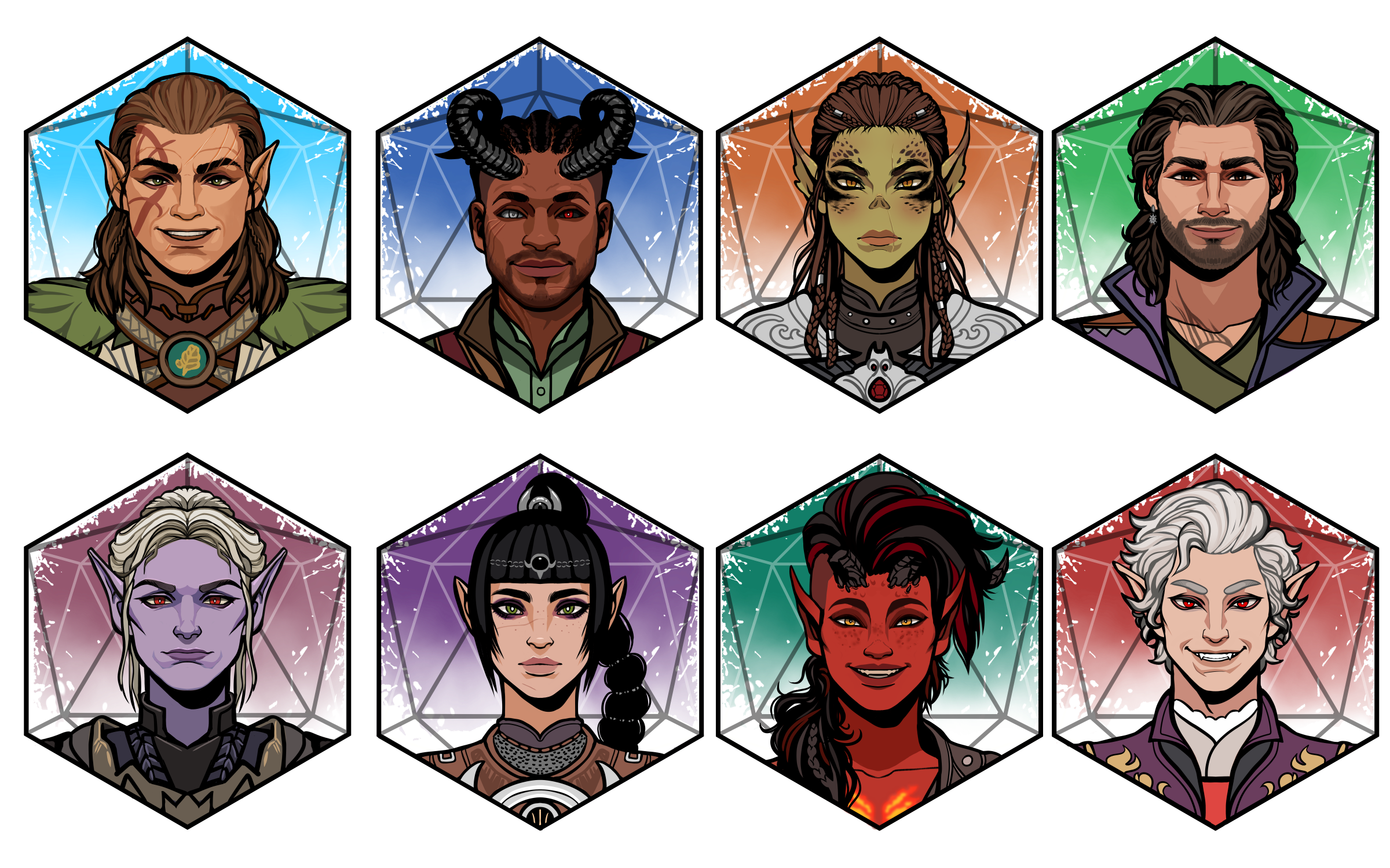 Baldur's Gate 3 Charm set